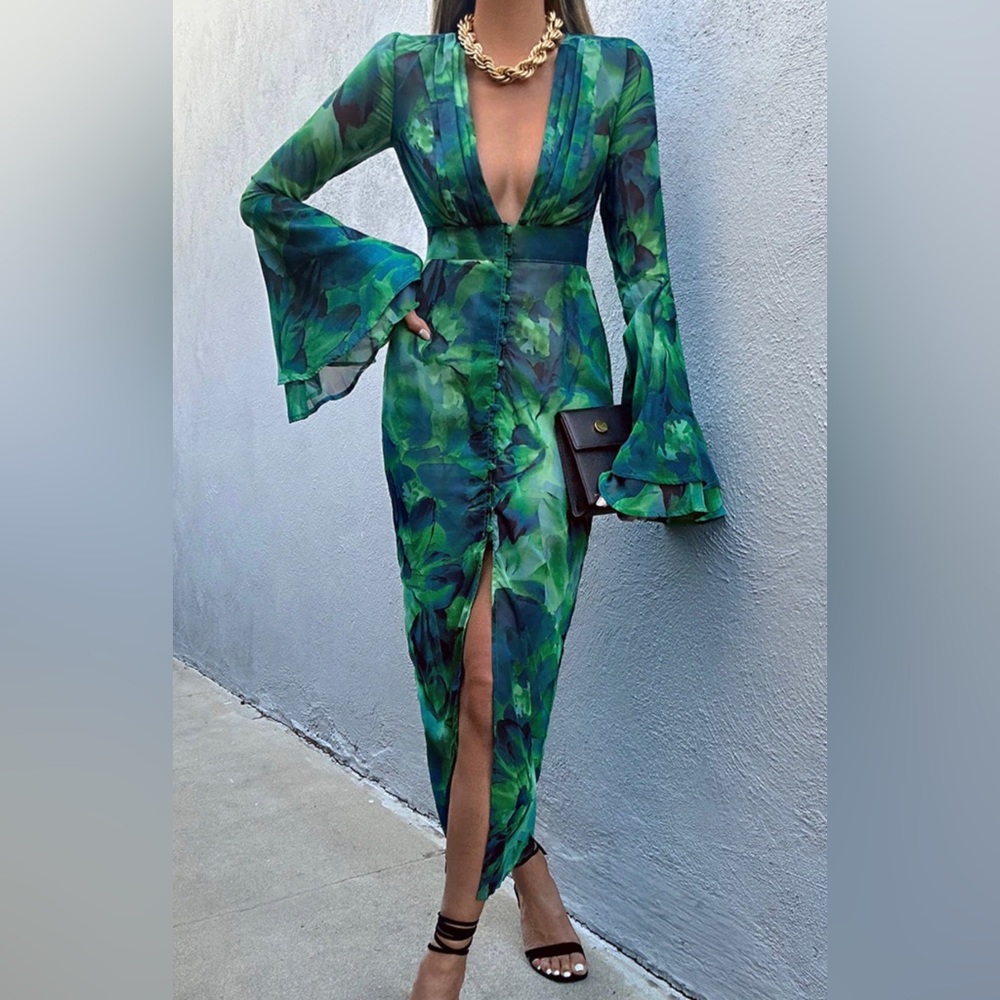 Emerald Green Dress
